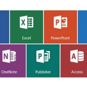 Microsoft Office Suite (Word, Excel, PowerPoint, Access), operating systems (Windows), internet and email usage.